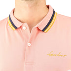 Giordano Men's Slim Fit Cotton Polo Shirt With Sailboat Embroidery - Premium Polo