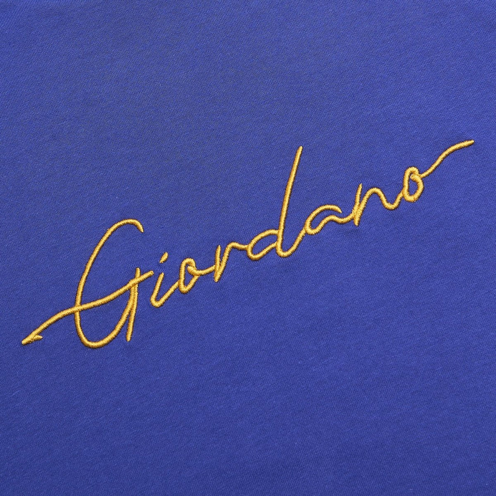 Giordano Men’s Slim Fit Cotton Signature Print Tee - Premium Print Tee
