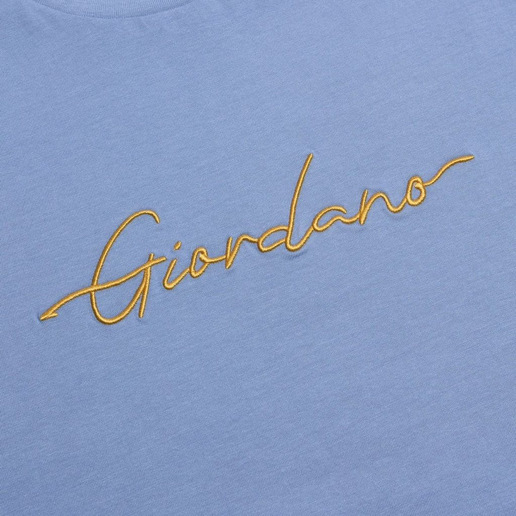 Giordano Men’s Slim Fit Cotton Signature Print Tee - first_variant_option_2 Premium Print Tee for Giordano
