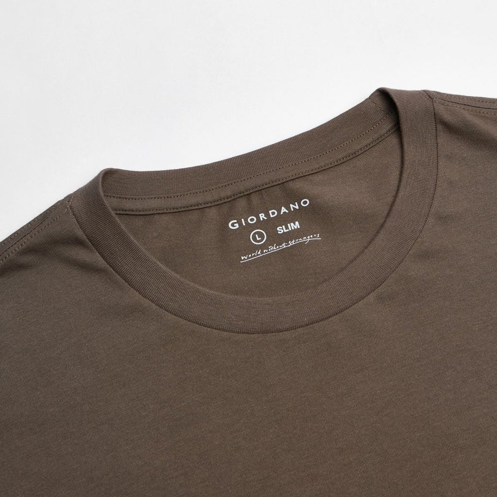 Giordano Men’s Slim Fit Cotton Signature Print Tee - first_variant_option_2 Premium Print Tee for Giordano