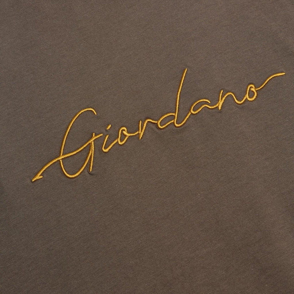 Giordano Men’s Slim Fit Cotton Signature Print Tee - first_variant_option_2 Premium Print Tee for Giordano