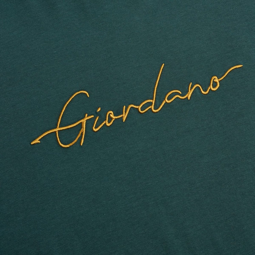 Giordano Men’s Slim Fit Cotton Signature Print Tee - first_variant_option_2 Premium Print Tee for Giordano