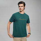 Giordano Men’s Slim Fit Cotton Signature Print Tee - first_variant_option_2 Premium Print Tee for Giordano