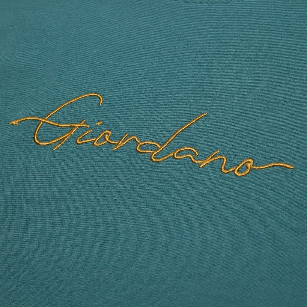 Giordano Men’s Slim Fit Cotton Signature Print Tee - first_variant_option_2 Premium Print Tee for Giordano