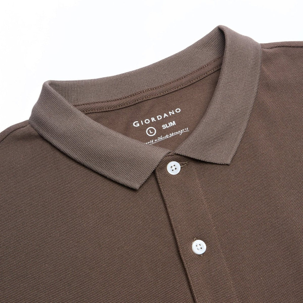 Giordano Men’s Slim Fit Cotton Striped Polo - first_variant_option_2 Premium Polo for Giordano