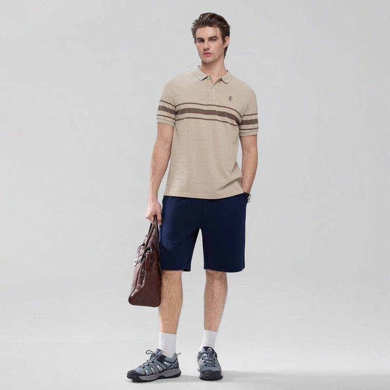 Giordano Men’s Slim Fit Cotton Striped Polo - first_variant_option_2 Premium Polo for Giordano
