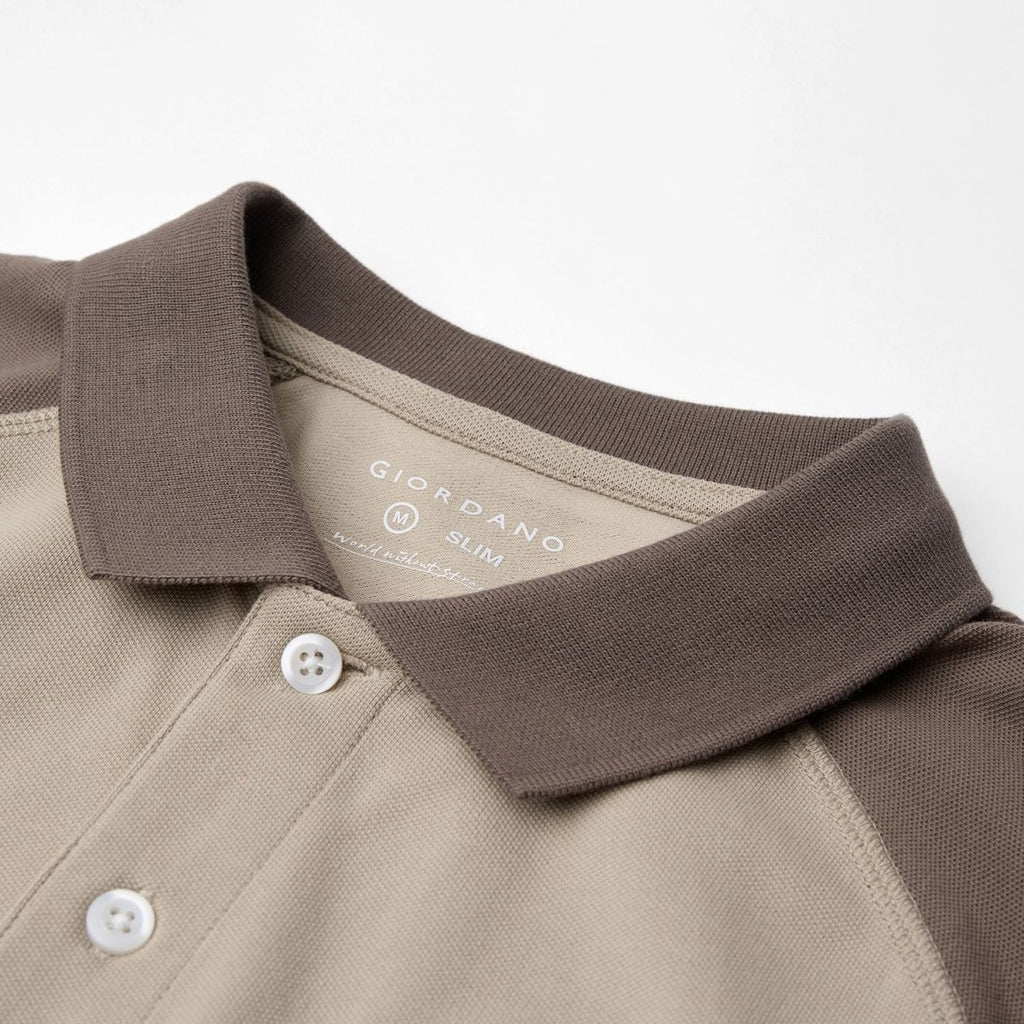 Giordano Men's Slim Fit Desert Collection Polo - first_variant_option_2 Premium Polo for Giordano