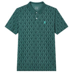 Giordano Men's Slim Fit Lion All-Over Print Polo - Premium Polo