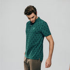 Giordano Men's Slim Fit Lion All-Over Print Polo - Premium Polo
