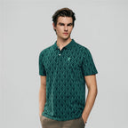 Giordano Men's Slim Fit Lion All-Over Print Polo - Premium Polo