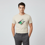 Giordano Men's Slim Fit Lion Graphic Tee - first_variant_option_2 Premium Print Tee for Giordano