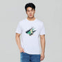 Giordano Men's Slim Fit Lion Graphic Tee - first_variant_option_2 Premium Print Tee for Giordano