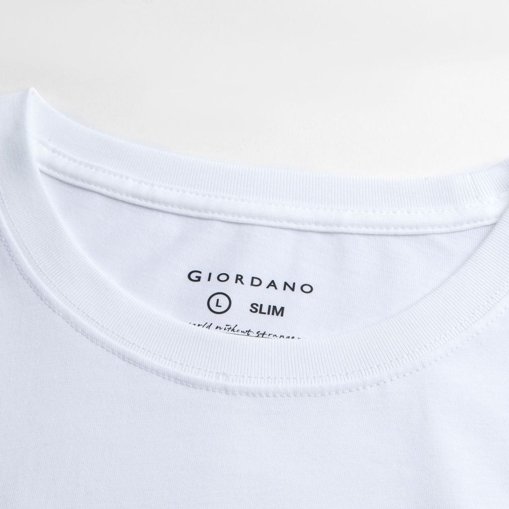 Giordano Men's Slim Fit Lion Graphic Tee - first_variant_option_2 Premium Print Tee for Giordano