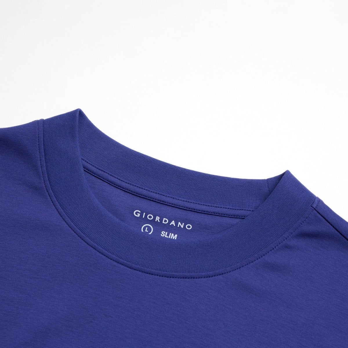 Giordano Men's Slim Fit Liquid Touch Cotton Crew Neck Tee - Premium Tee