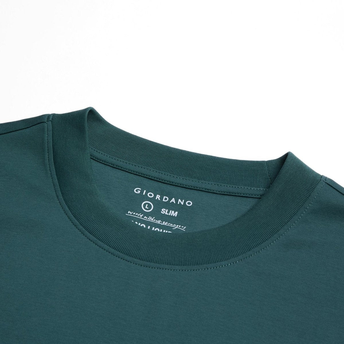 Giordano Men's Slim Fit Liquid Touch Cotton Crew Neck Tee - first_variant_option_2 Premium Tee for Giordano