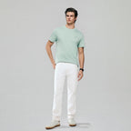 Giordano Men's Slim Fit Liquid Touch Cotton Crew Neck Tee - first_variant_option_2 Premium Tee for Giordano