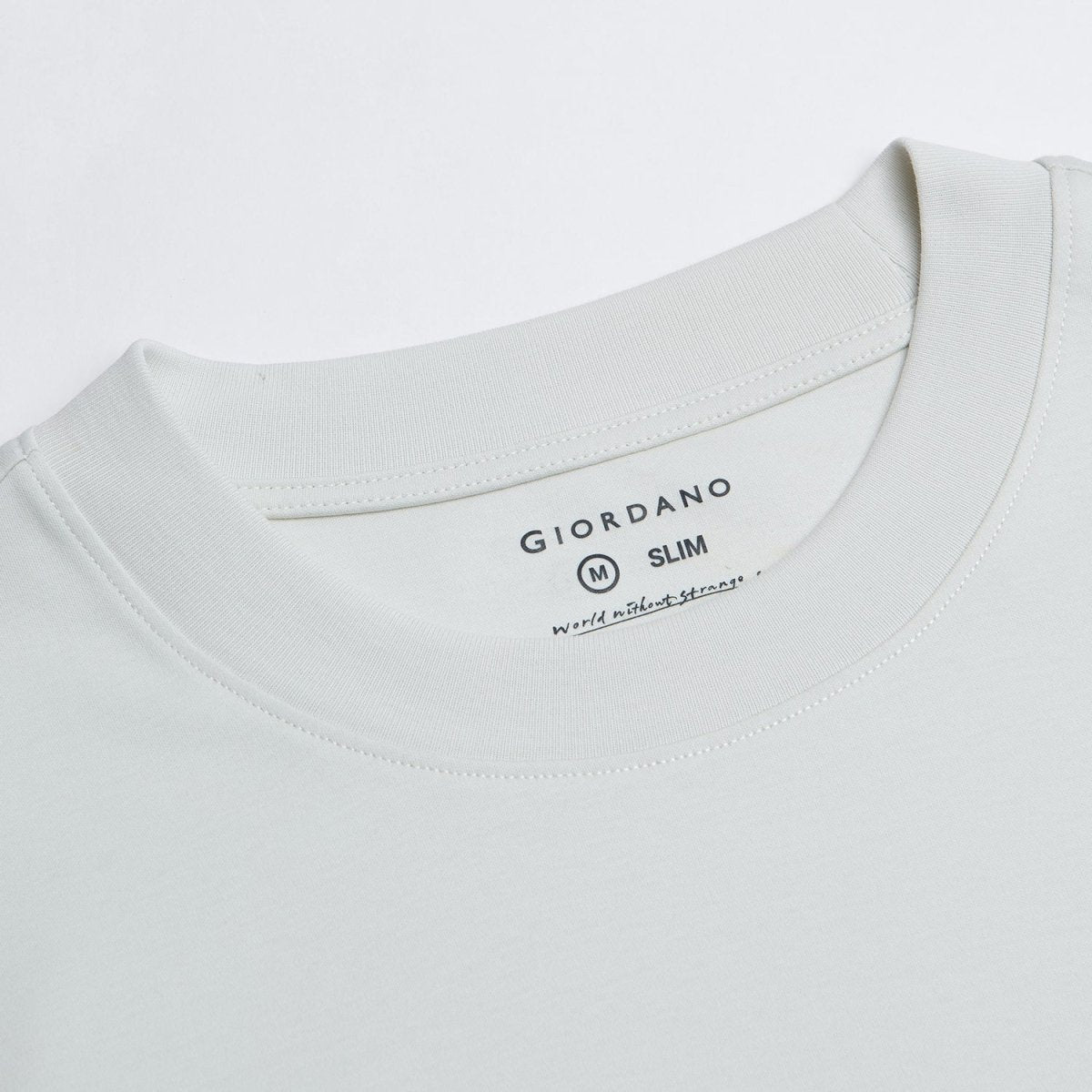 Giordano Men's Slim Fit Liquid Touch Cotton Crew Neck Tee - first_variant_option_2 Premium Tee for Giordano