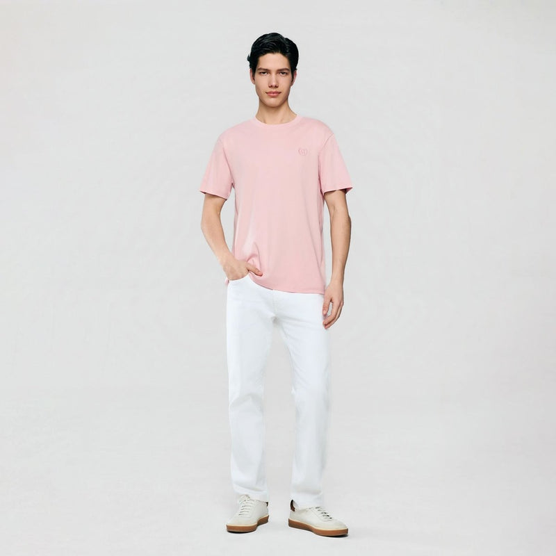 Giordano Men's Slim Fit Liquid Touch Cotton Crew Neck Tee - first_variant_option_2 Premium Tee for Giordano