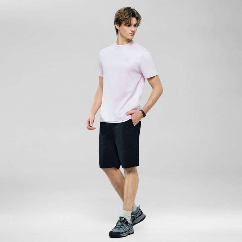Giordano Men's Slim Fit Liquid Touch Cotton Crew Neck Tee - first_variant_option_2 Premium Tee for Giordano