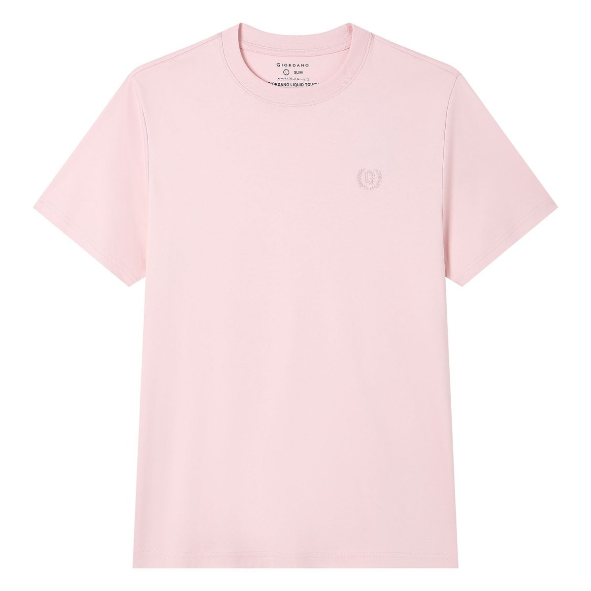 Giordano Men's Slim Fit Liquid Touch Cotton Crew Neck Tee - first_variant_option_2 Premium Tee for Giordano