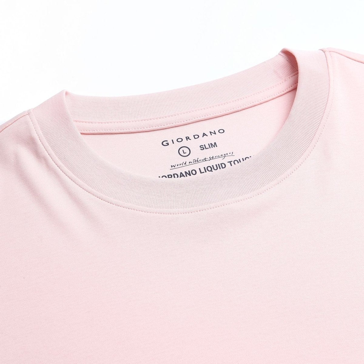 Giordano Men's Slim Fit Liquid Touch Cotton Crew Neck Tee - first_variant_option_2 Premium Tee for Giordano