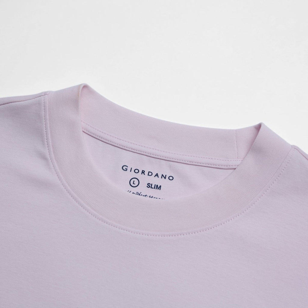 Giordano Men's Slim Fit Liquid Touch Cotton Crew Neck Tee - first_variant_option_2 Premium Tee for Giordano