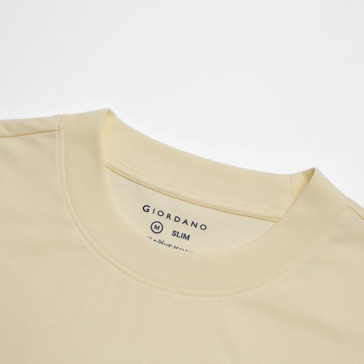 Giordano Men's Slim Fit Liquid Touch Cotton Crew Neck Tee - first_variant_option_2 Premium Tee for Giordano