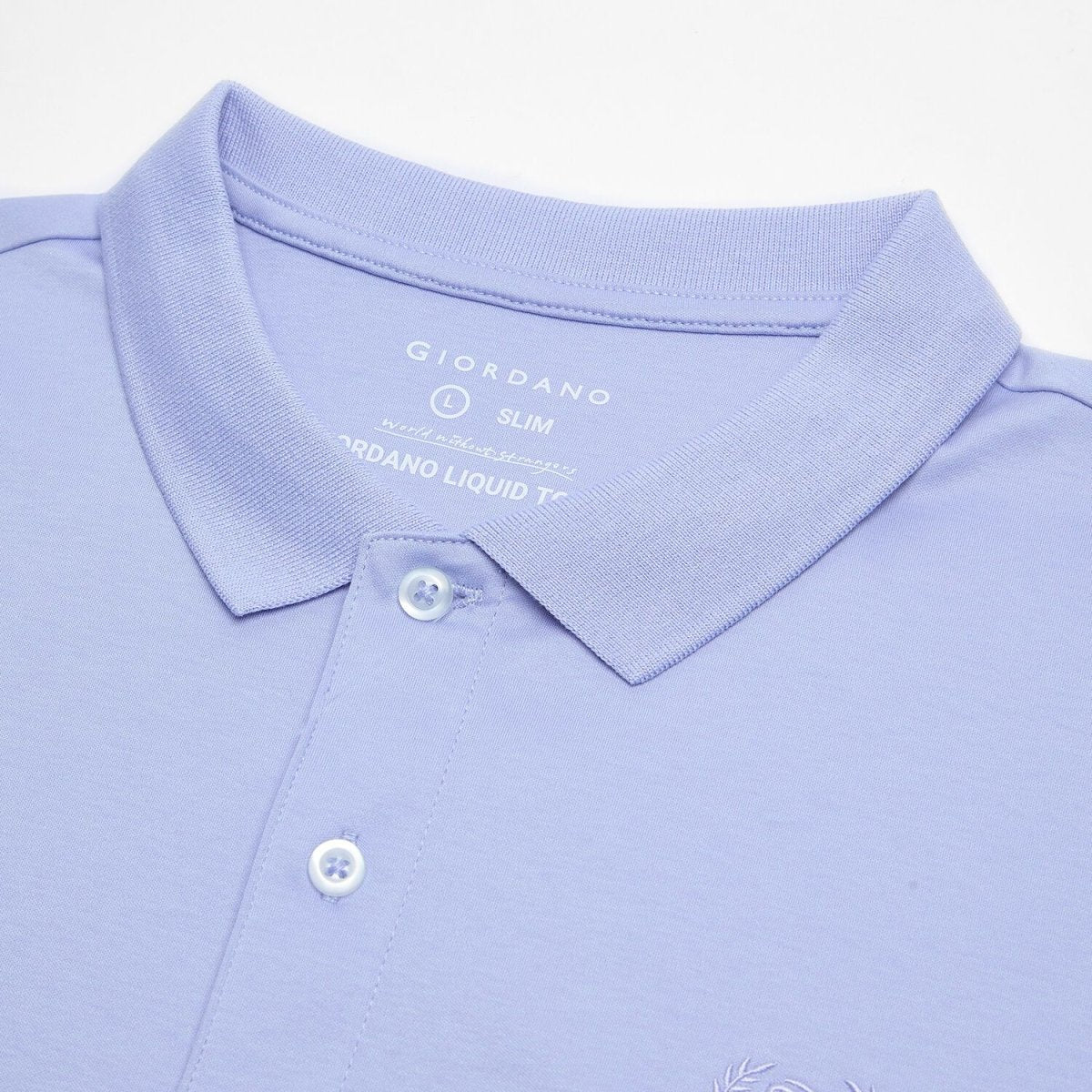Giordano Men’s Slim Fit Liquid Touch Cotton Interlock Polo - Premium Polo