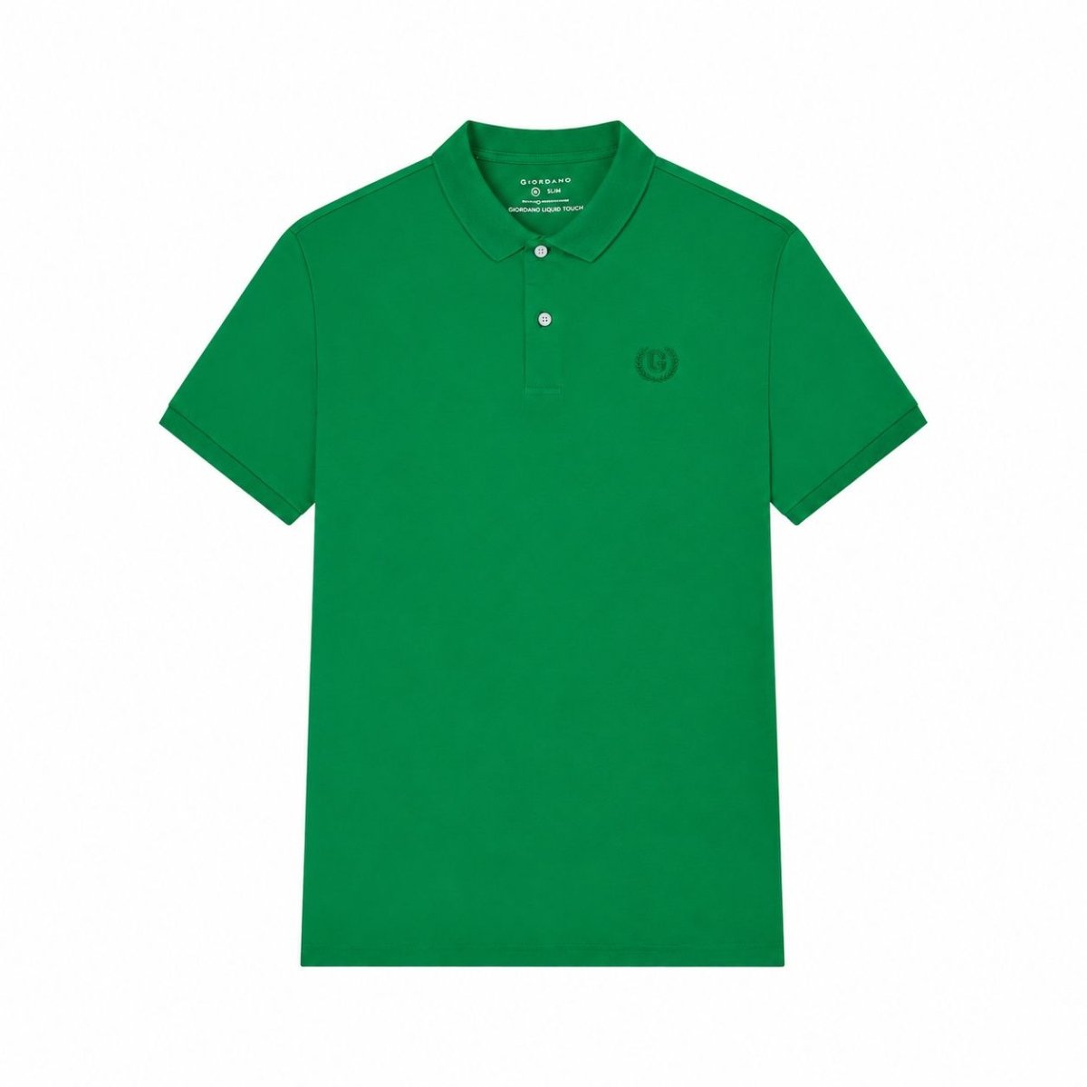 Giordano Men’s Slim Fit Liquid Touch Cotton Interlock Polo - Premium Polo