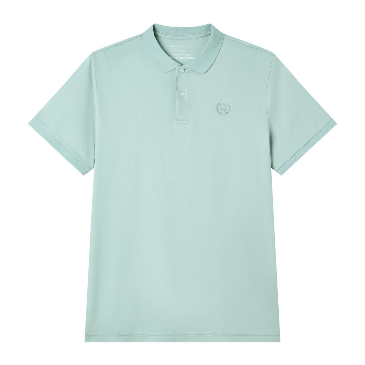 Giordano Men’s Slim Fit Liquid Touch Cotton Interlock Polo - Premium Polo