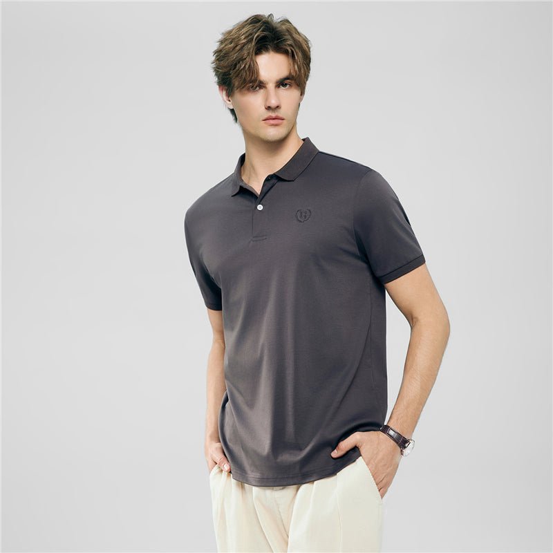 Giordano Men’s Slim Fit Liquid Touch Cotton Interlock Polo - first_variant_option_2 Premium Polo for Giordano