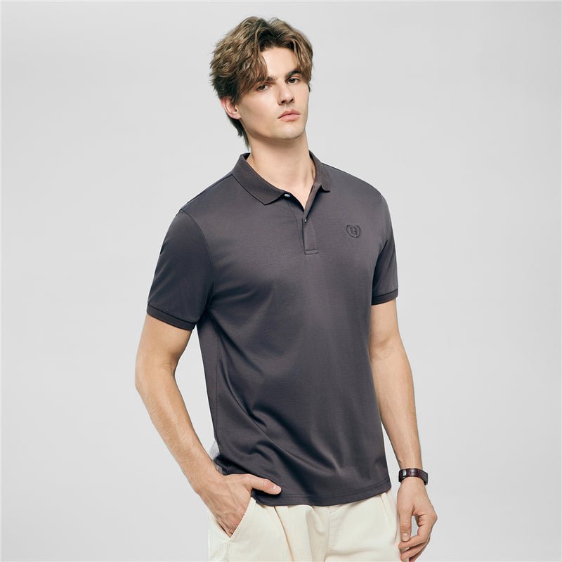 Giordano Men’s Slim Fit Liquid Touch Cotton Interlock Polo - first_variant_option_2 Premium Polo for Giordano