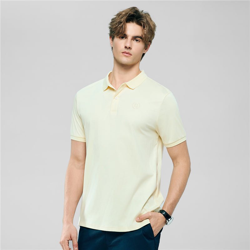 Giordano Men’s Slim Fit Liquid Touch Cotton Interlock Polo - first_variant_option_2 Premium Polo for Giordano