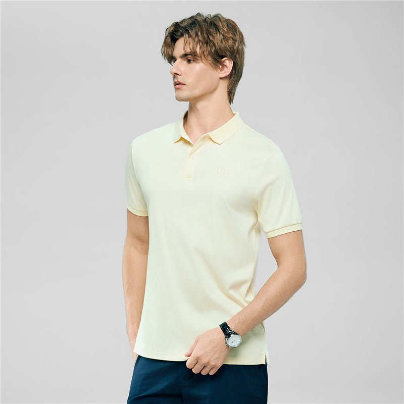 Giordano Men’s Slim Fit Liquid Touch Cotton Interlock Polo - first_variant_option_2 Premium Polo for Giordano