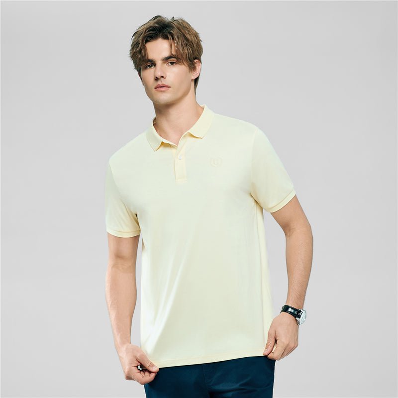 Giordano Men’s Slim Fit Liquid Touch Cotton Interlock Polo - first_variant_option_2 Premium Polo for Giordano