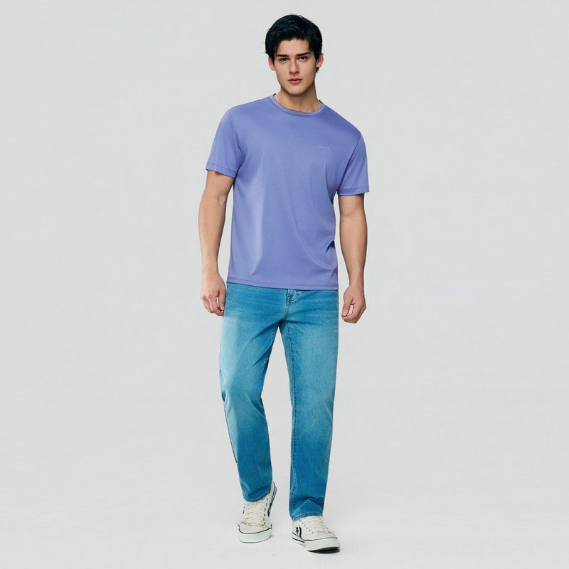 Giordano Men's Slim Fit Liquid Touch Cotton Tee - first_variant_option_2 Premium Tee for Giordano
