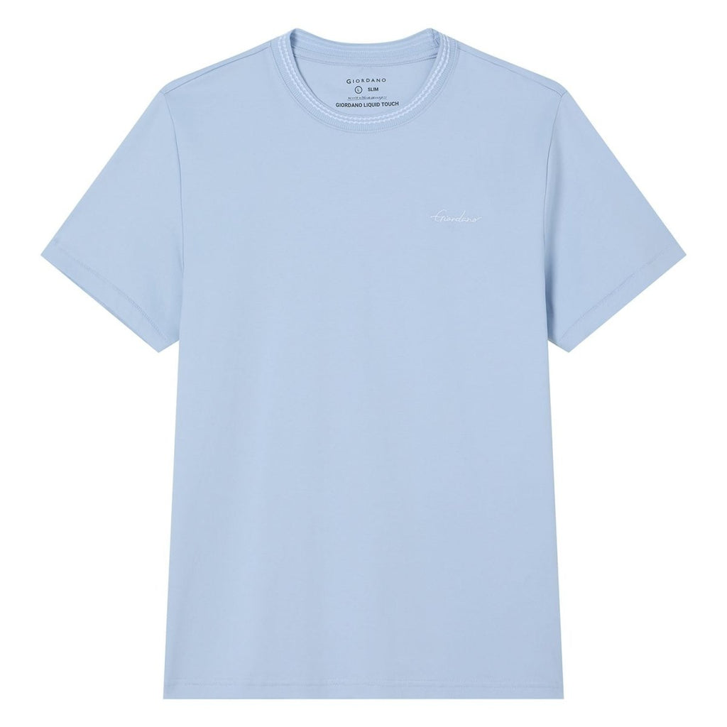 Giordano Men's Slim Fit Liquid Touch Cotton Tee - first_variant_option_2 Premium Tee for Giordano