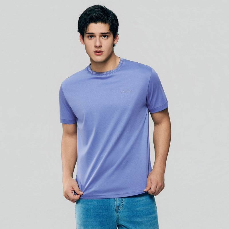 Giordano Men's Slim Fit Liquid Touch Cotton Tee - first_variant_option_2 Premium Tee for Giordano