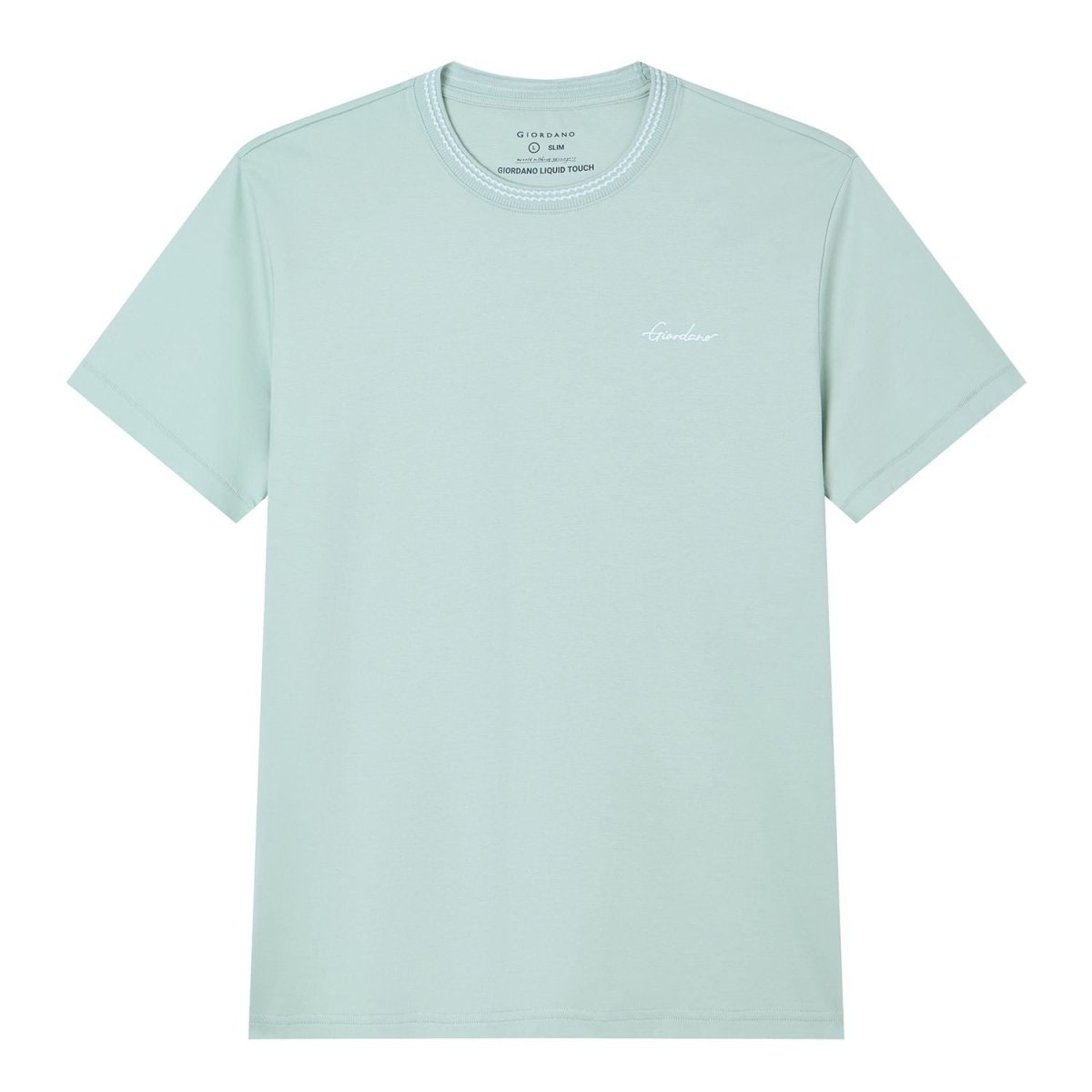 Giordano Men's Slim Fit Liquid Touch Cotton Tee - first_variant_option_2 Premium Tee for Giordano