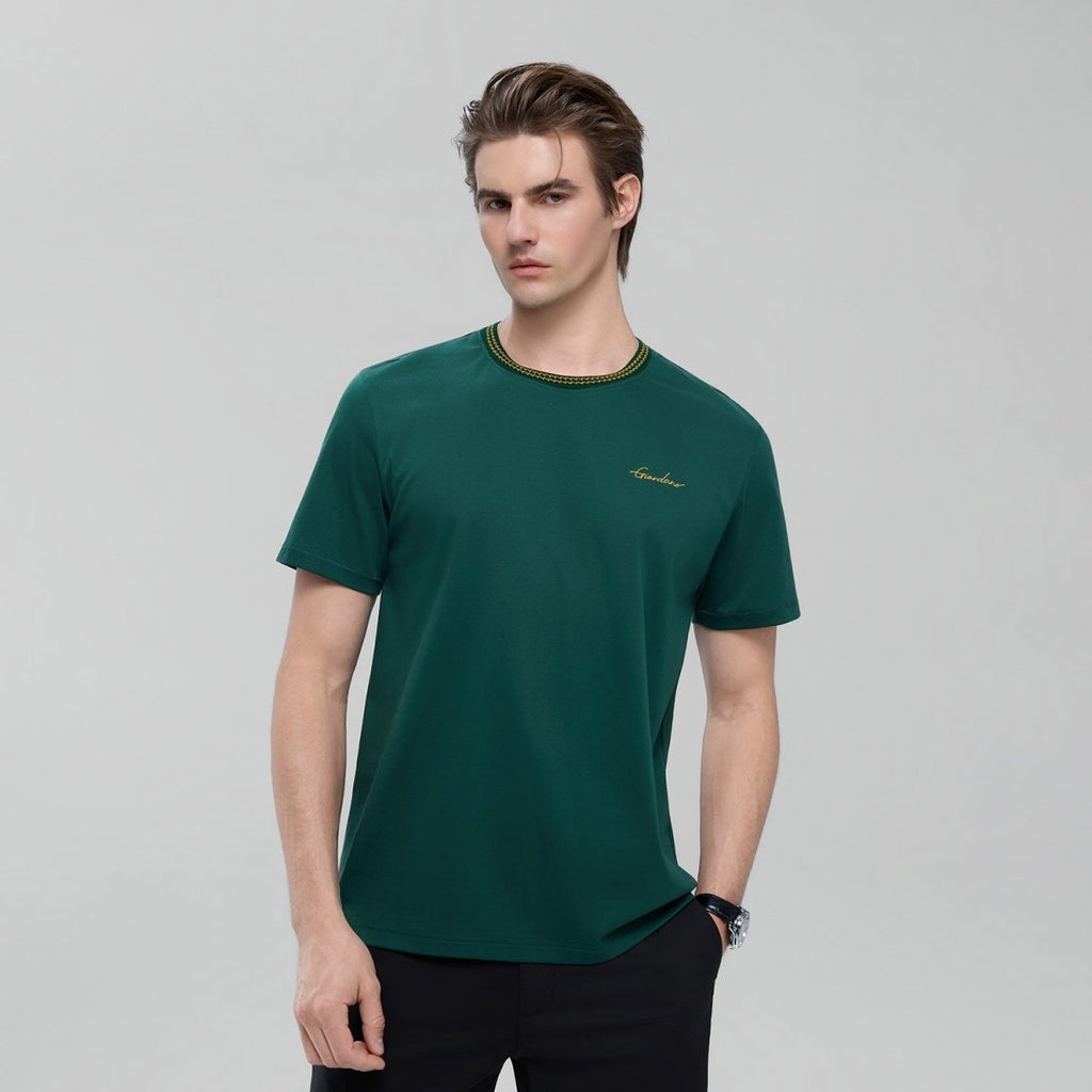 Giordano Men's Slim Fit Liquid Touch Cotton Tee - first_variant_option_2 Premium Tee for Giordano