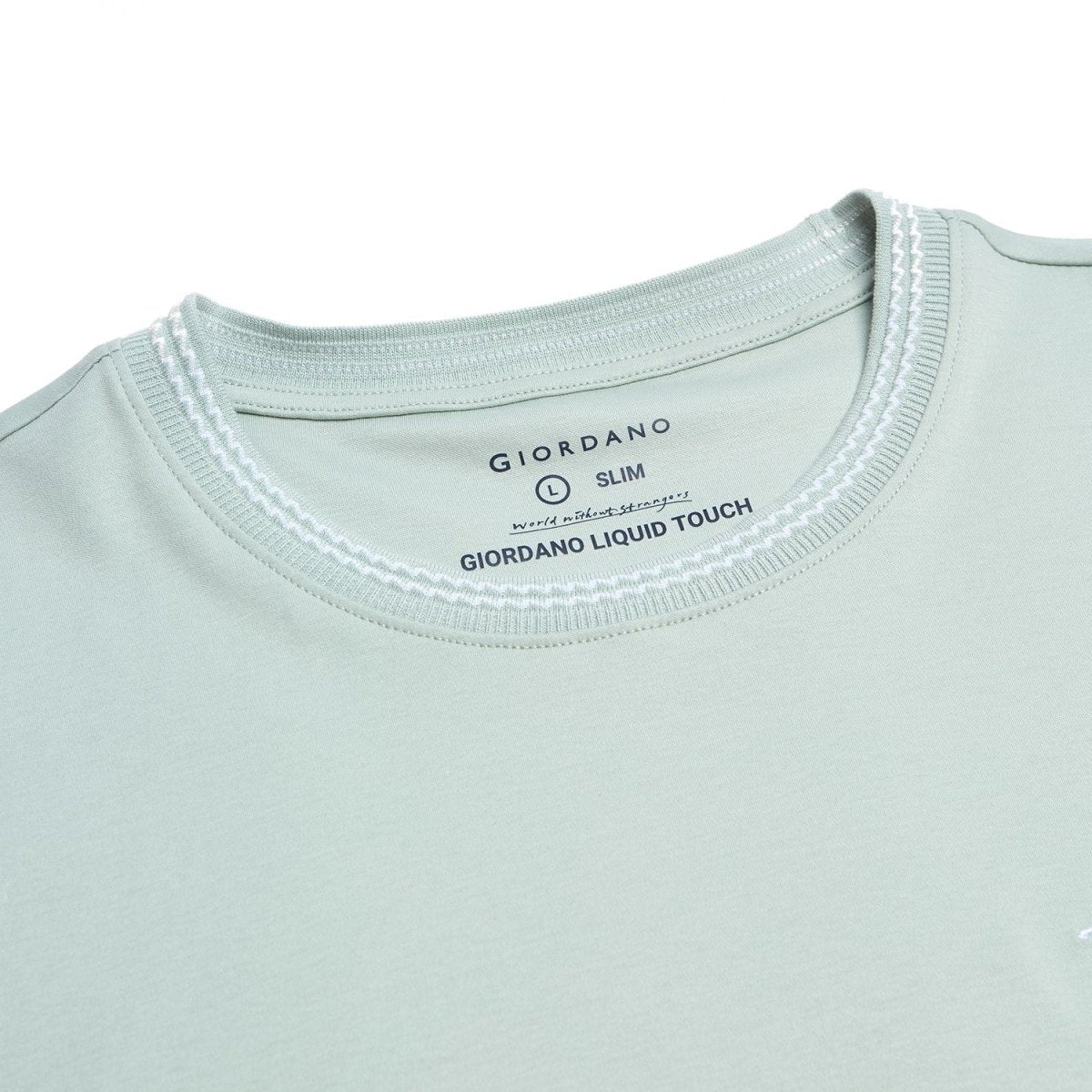 Giordano Men's Slim Fit Liquid Touch Cotton Tee - first_variant_option_2 Premium Tee for Giordano