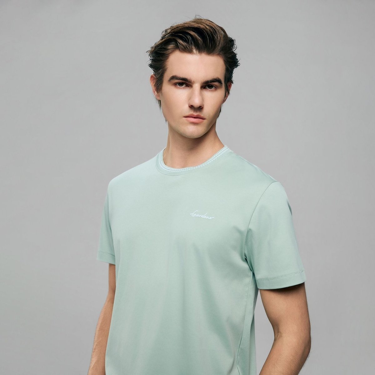 Giordano Men's Slim Fit Liquid Touch Cotton Tee - first_variant_option_2 Premium Tee for Giordano
