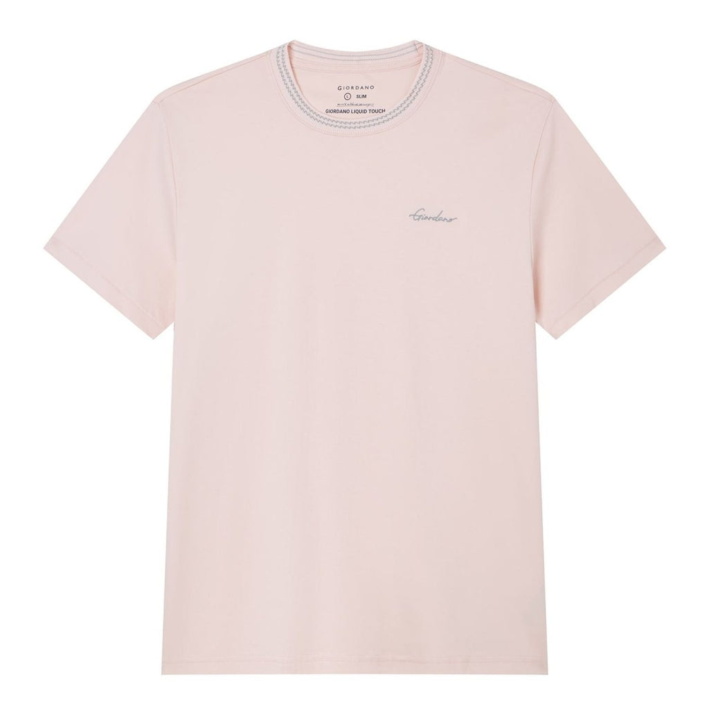 Giordano Men's Slim Fit Liquid Touch Cotton Tee - first_variant_option_2 Premium Tee for Giordano