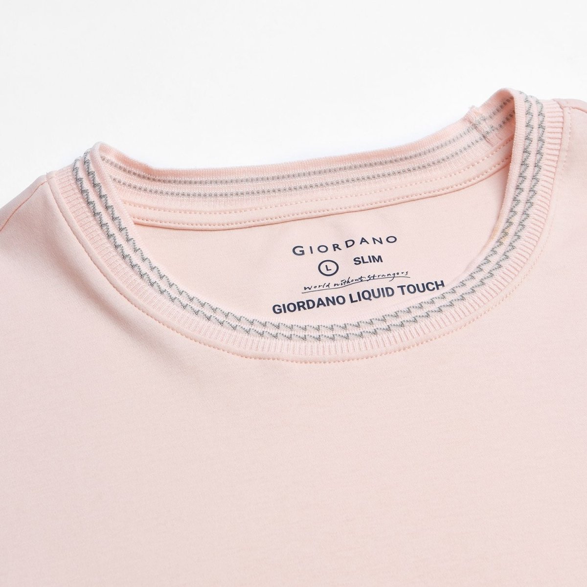 Giordano Men's Slim Fit Liquid Touch Cotton Tee - first_variant_option_2 Premium Tee for Giordano