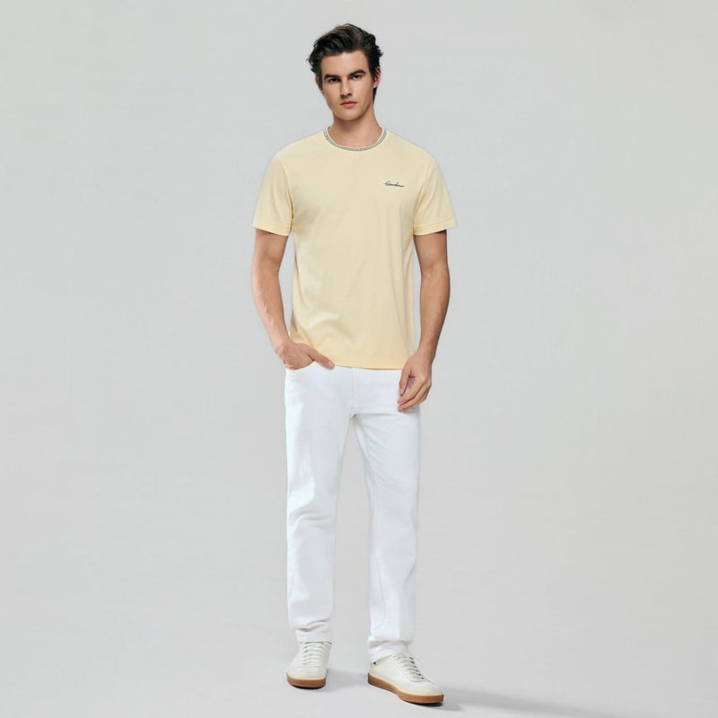 Giordano Men's Slim Fit Liquid Touch Cotton Tee - first_variant_option_2 Premium Tee for Giordano
