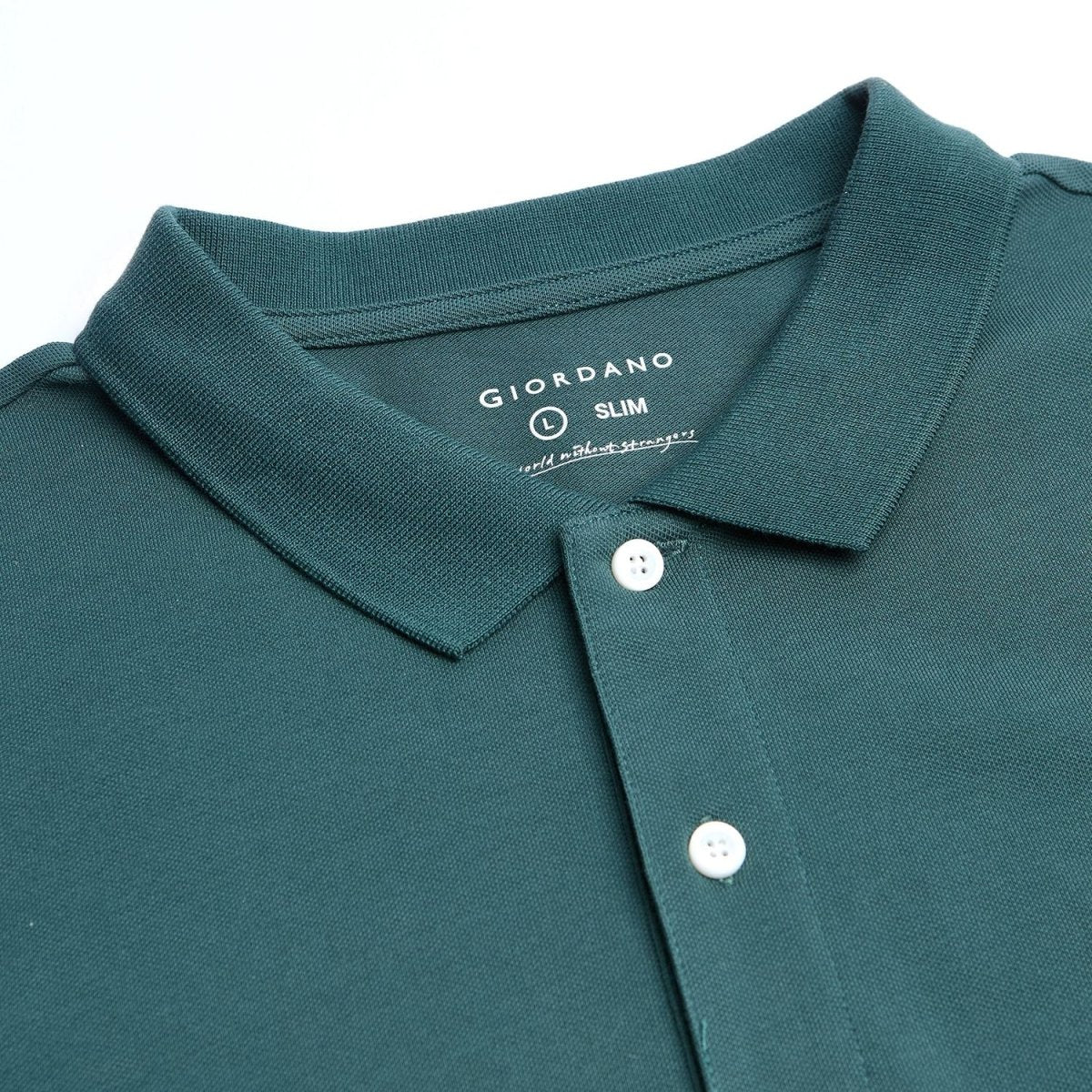 Giordano Men's Slim Fit Lycra Pique Polo Shirt - first_variant_option_2 Premium Polo for Giordano