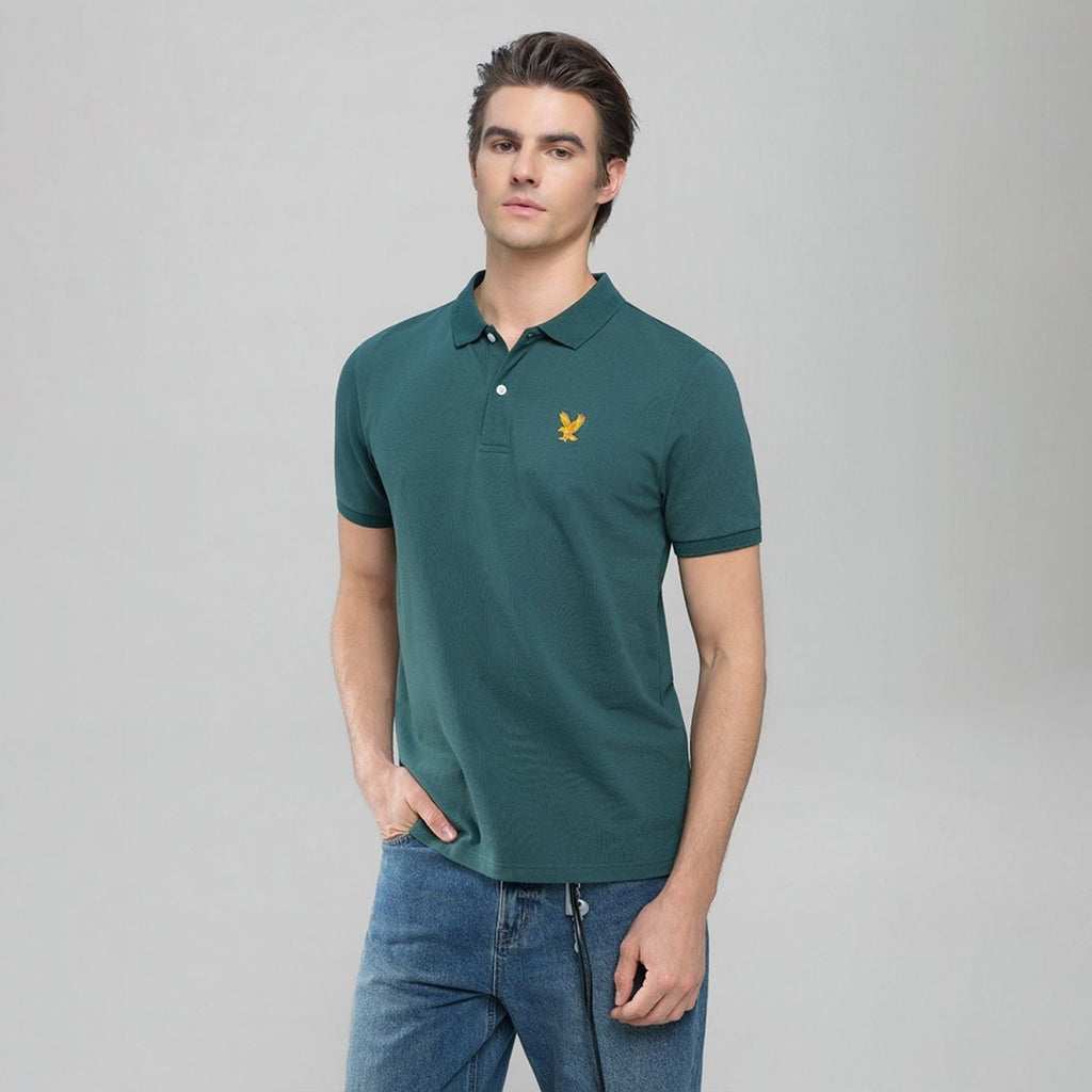 Giordano Men's Slim Fit Lycra Pique Polo Shirt - first_variant_option_2 Premium Polo for Giordano