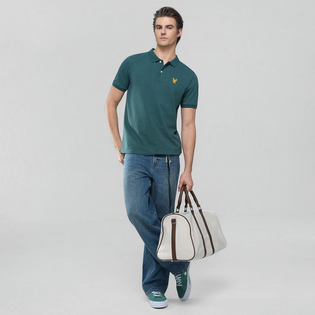 Giordano Men's Slim Fit Lycra Pique Polo Shirt - first_variant_option_2 Premium Polo for Giordano