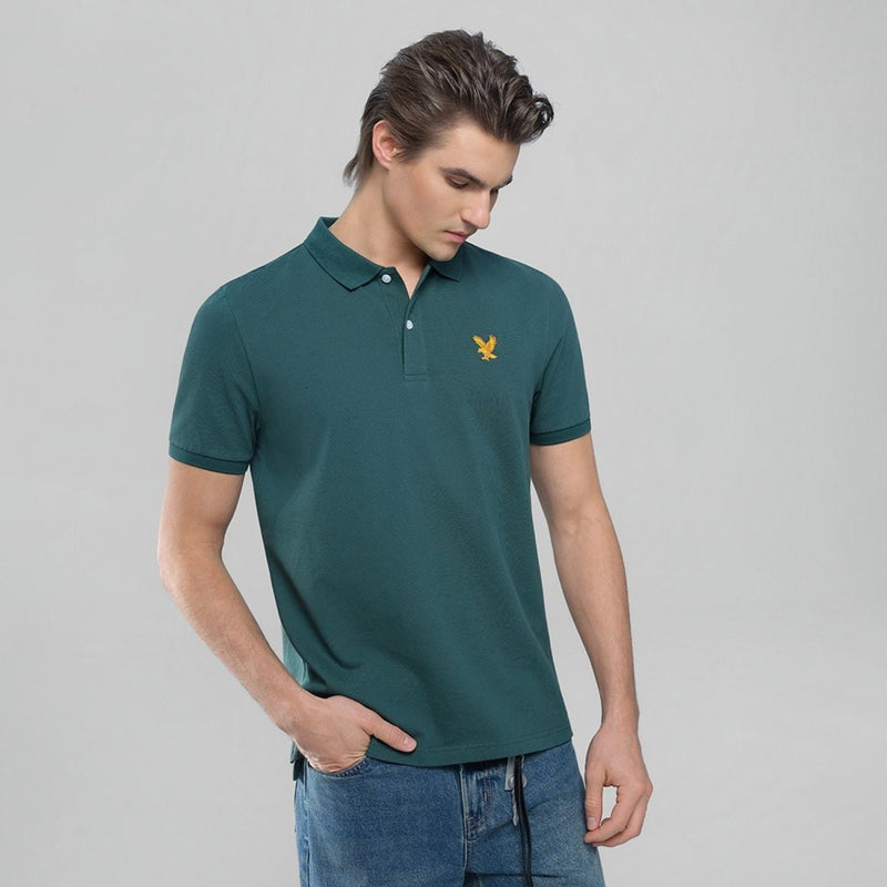 Giordano Men's Slim Fit Lycra Pique Polo Shirt - first_variant_option_2 Premium Polo for Giordano