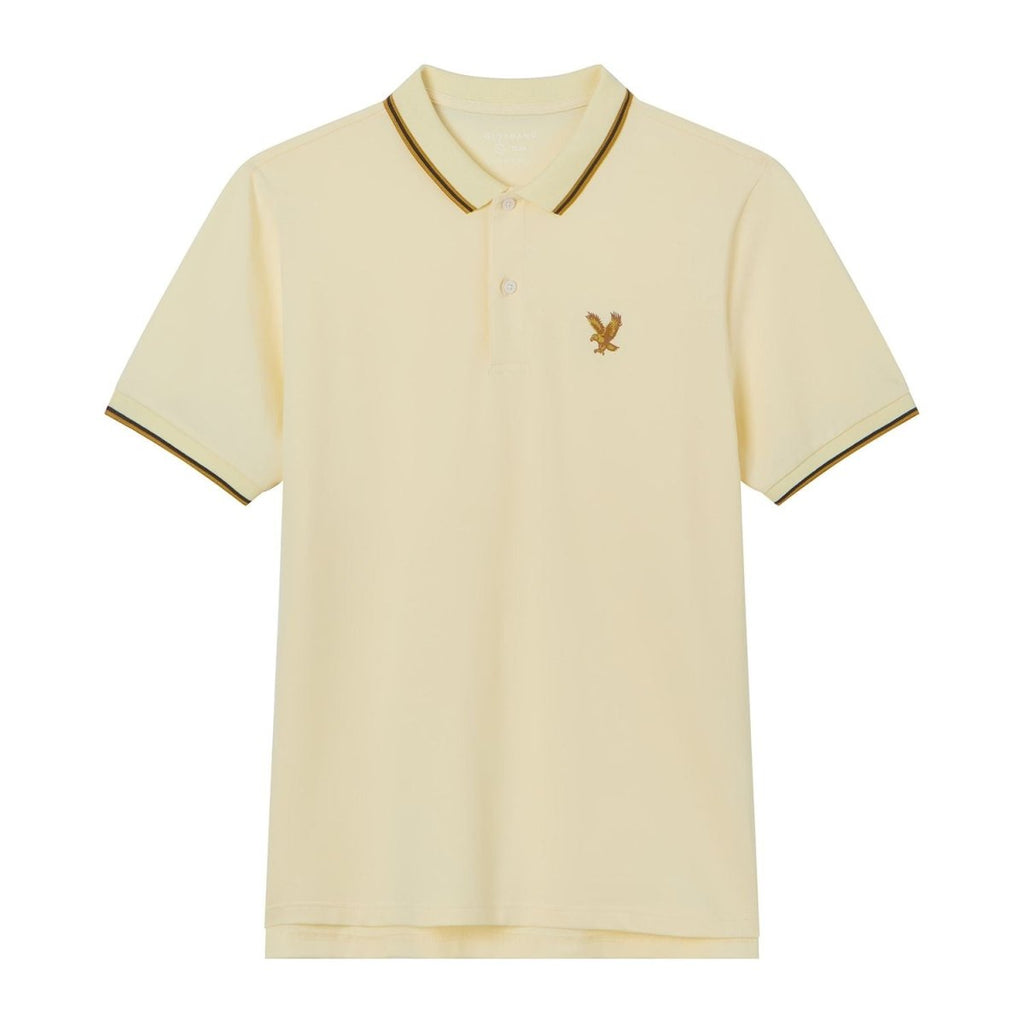Giordano Men's Slim Fit Lycra Pique Polo Shirt - first_variant_option_2 Premium Polo for Giordano